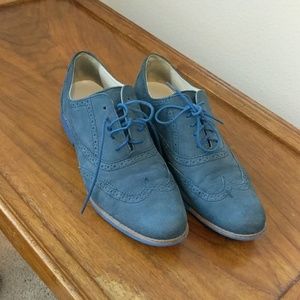 Cole haan blue leather wingtips 10.5B